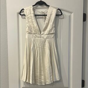 Abercrombie & Fitch Cream Mini Dress